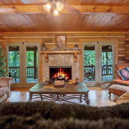 Waterfront Mountain Cabin With Hot Tub Villa Blue Ridge Buitenkant foto