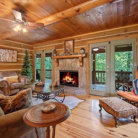 Waterfront Mountain Cabin With Hot Tub Villa Blue Ridge Buitenkant foto