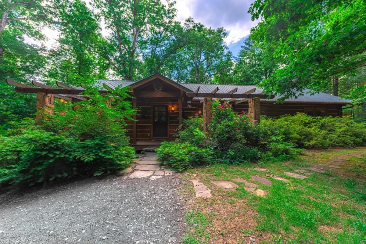 Waterfront Mountain Cabin With Hot Tub Villa Blue Ridge Buitenkant foto