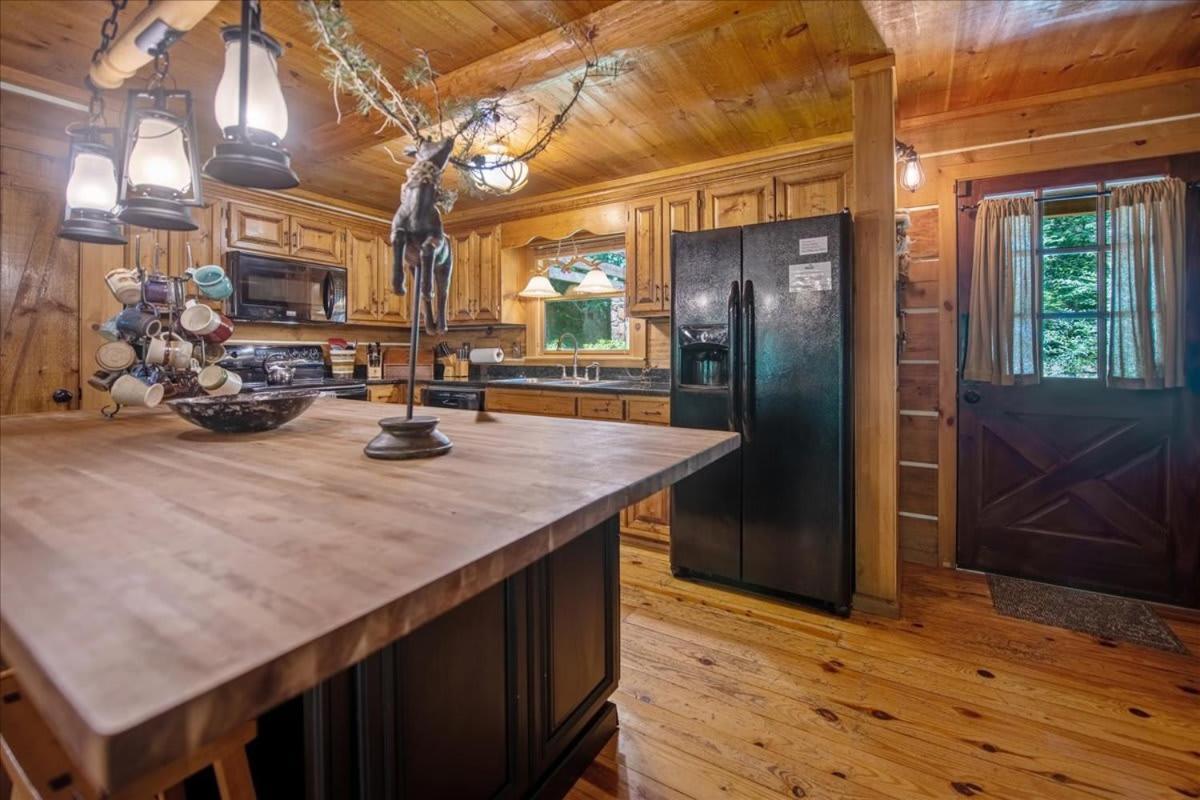 Waterfront Mountain Cabin With Hot Tub Villa Blue Ridge Buitenkant foto