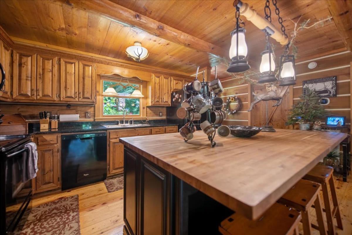 Waterfront Mountain Cabin With Hot Tub Villa Blue Ridge Buitenkant foto