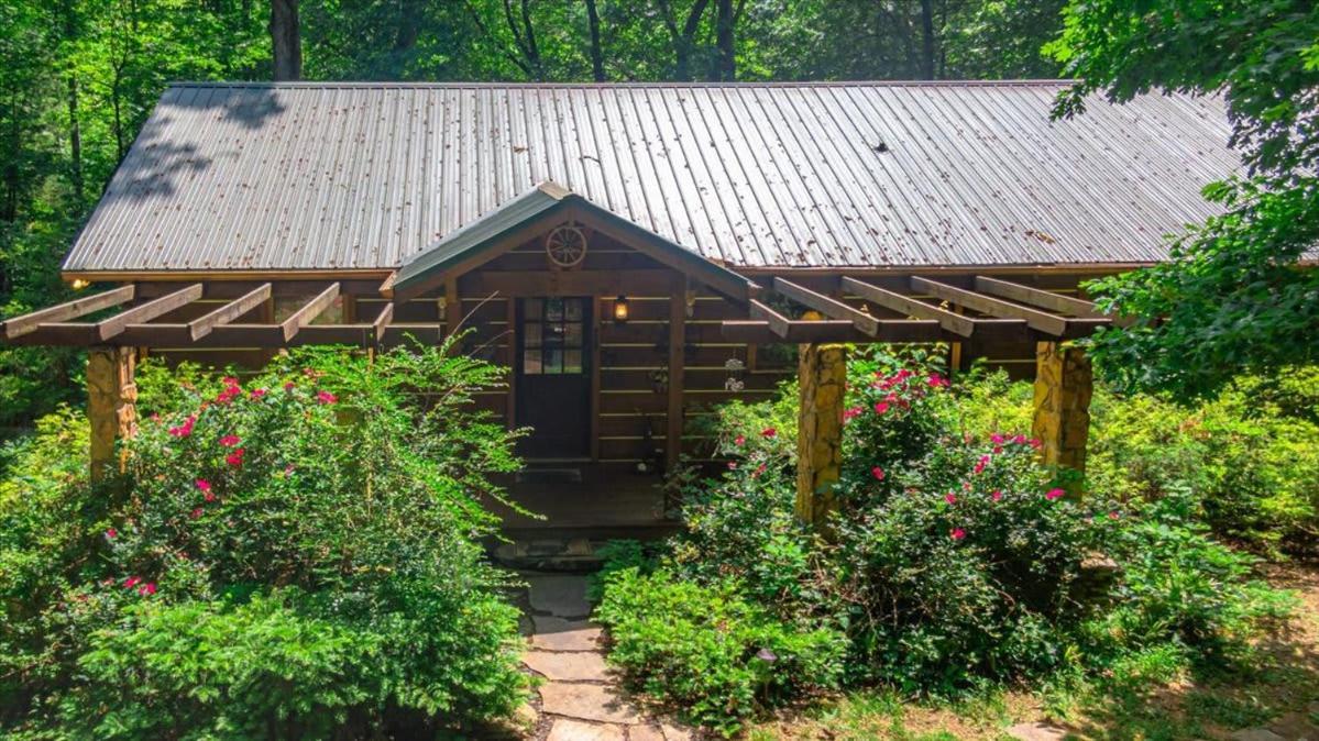 Waterfront Mountain Cabin With Hot Tub Villa Blue Ridge Buitenkant foto
