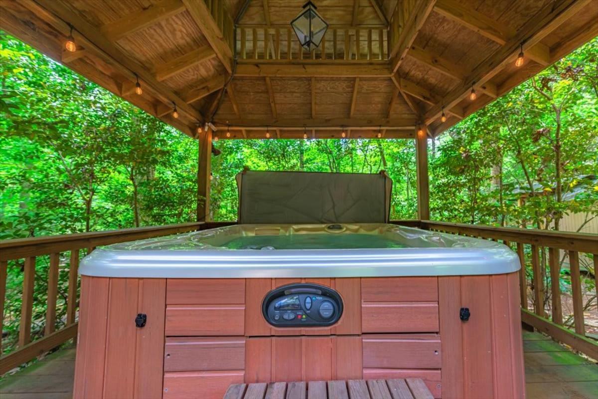 Waterfront Mountain Cabin With Hot Tub Villa Blue Ridge Buitenkant foto
