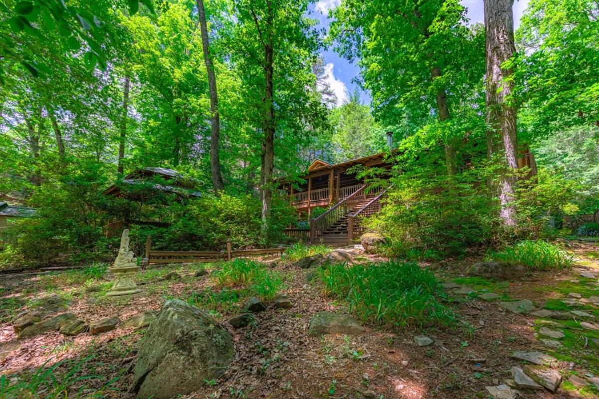 Waterfront Mountain Cabin With Hot Tub Villa Blue Ridge Buitenkant foto