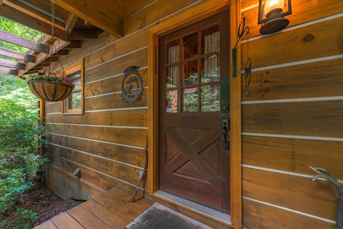 Waterfront Mountain Cabin With Hot Tub Villa Blue Ridge Buitenkant foto
