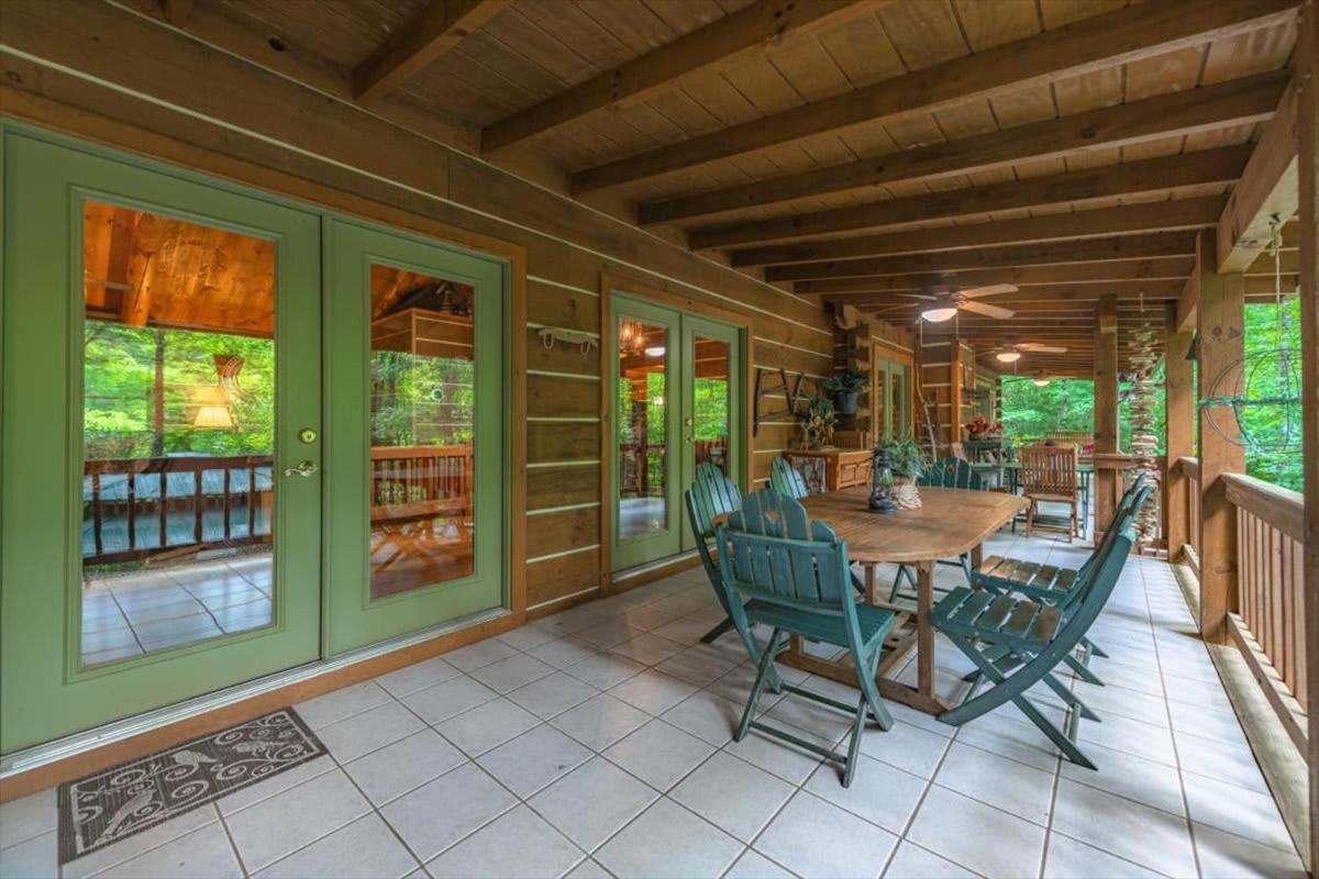 Waterfront Mountain Cabin With Hot Tub Villa Blue Ridge Buitenkant foto